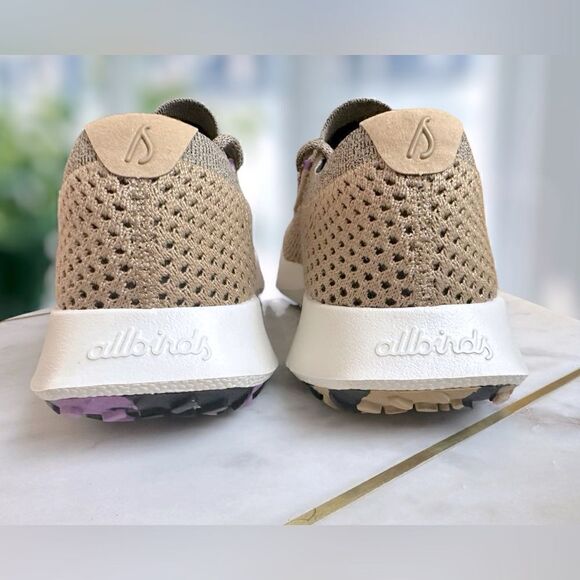 ALLBIRDS LIMITED EDITION Hazy Beige/Lux Purple (White Sole) Tree Dasher 2 Sz 9.5 - Picture 10 of 16